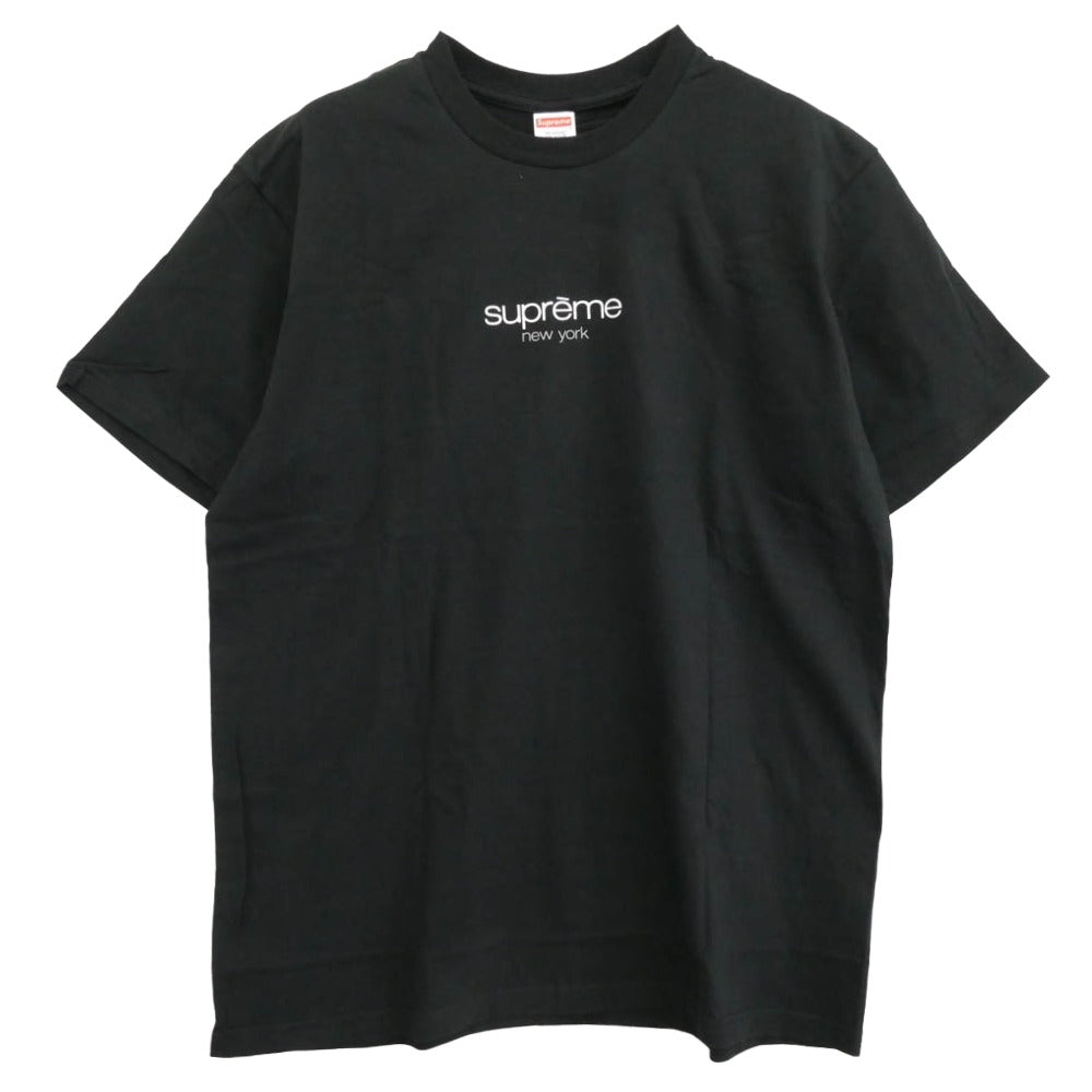 Supreme シュプリーム 22SS Classic Logo Tee クラシック ロゴ Tシャツ ブラック系 L【中古】