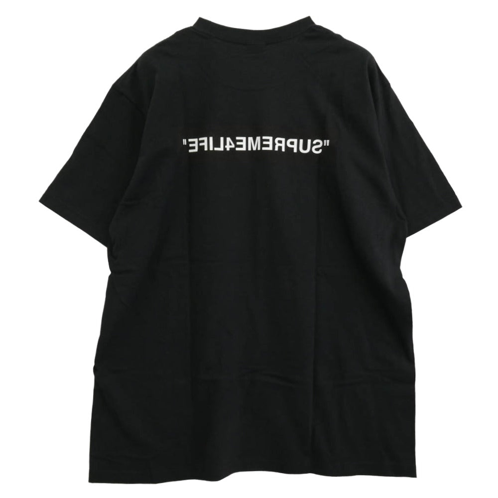 Supreme シュプリーム 24AW 4 Life Tee フォー ライフ Tシャツ ブラック系 L【美品】【中古】