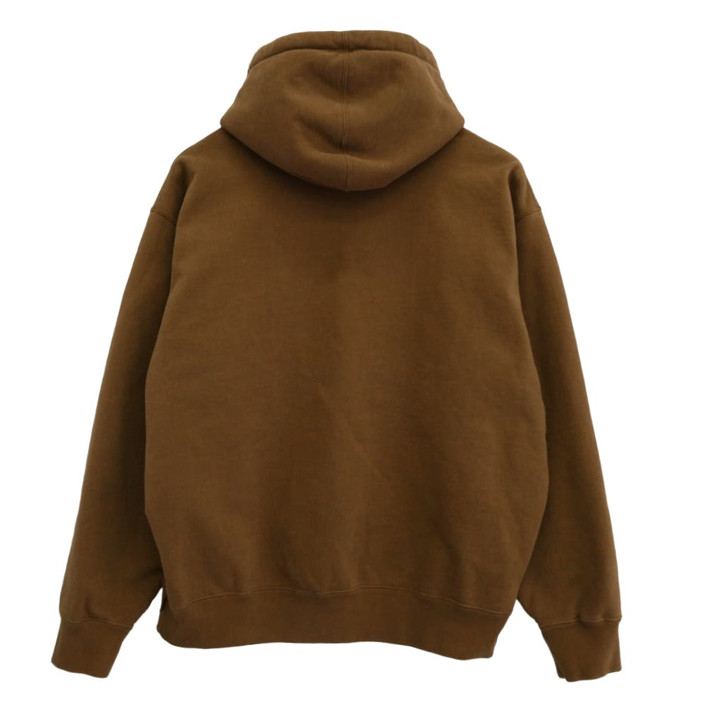 Supreme シュプリーム 23SS Stronger Than Fear Hooded Sweatshirt ストロンガー ザン フィアー フーディー スウェットシャツ パーカー ブラウン系 L【美品】【中古】