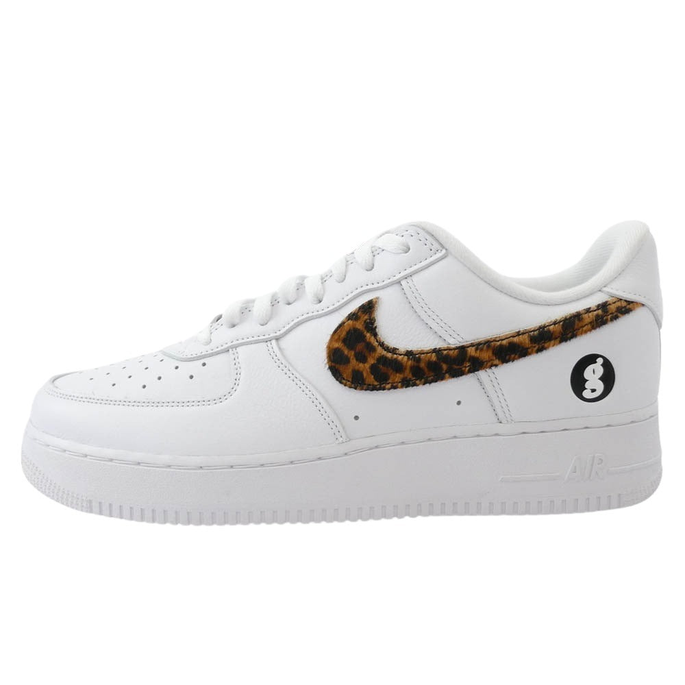 Supreme シュプリーム 25SS IM3483-100 x GOODENOUGH Nike Air Force 1 Low White/Leopard グッドイナフ ナイキ エア フォース ワン ロー ホワイト レオパード スニーカー ホワイト系 28.0cm【美品】【中古】