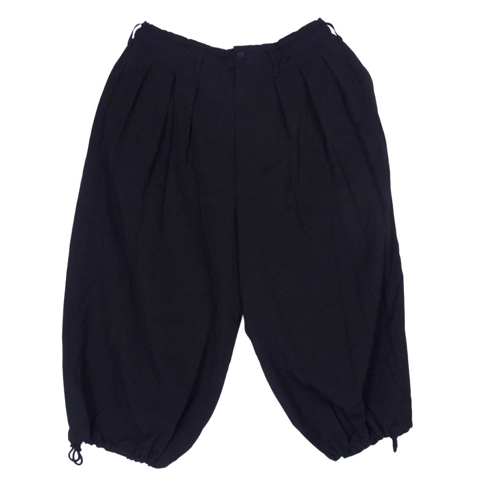 Yohji Yamamoto ヨウジヤマモト 24AW GP-P03-100-1-03 Ground Y WOOL GABARDINE BALLOON PANTS グラウンドワイ ウール ギャバジン バルーン パンツ ブラック系 03【新古品】【未使用】【中古】
