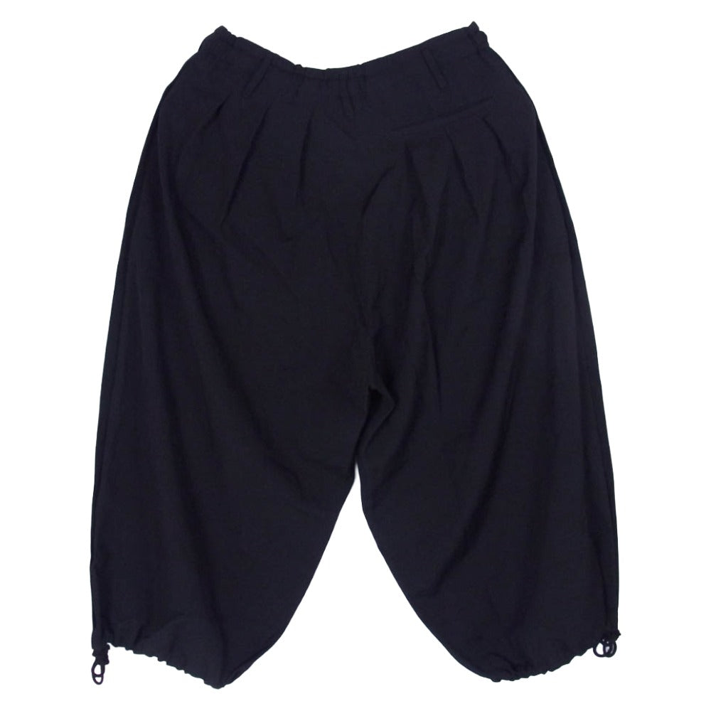 Yohji Yamamoto ヨウジヤマモト 24AW GP-P03-100-1-03 Ground Y WOOL GABARDINE BALLOON PANTS グラウンドワイ ウール ギャバジン バルーン パンツ ブラック系 03【新古品】【未使用】【中古】