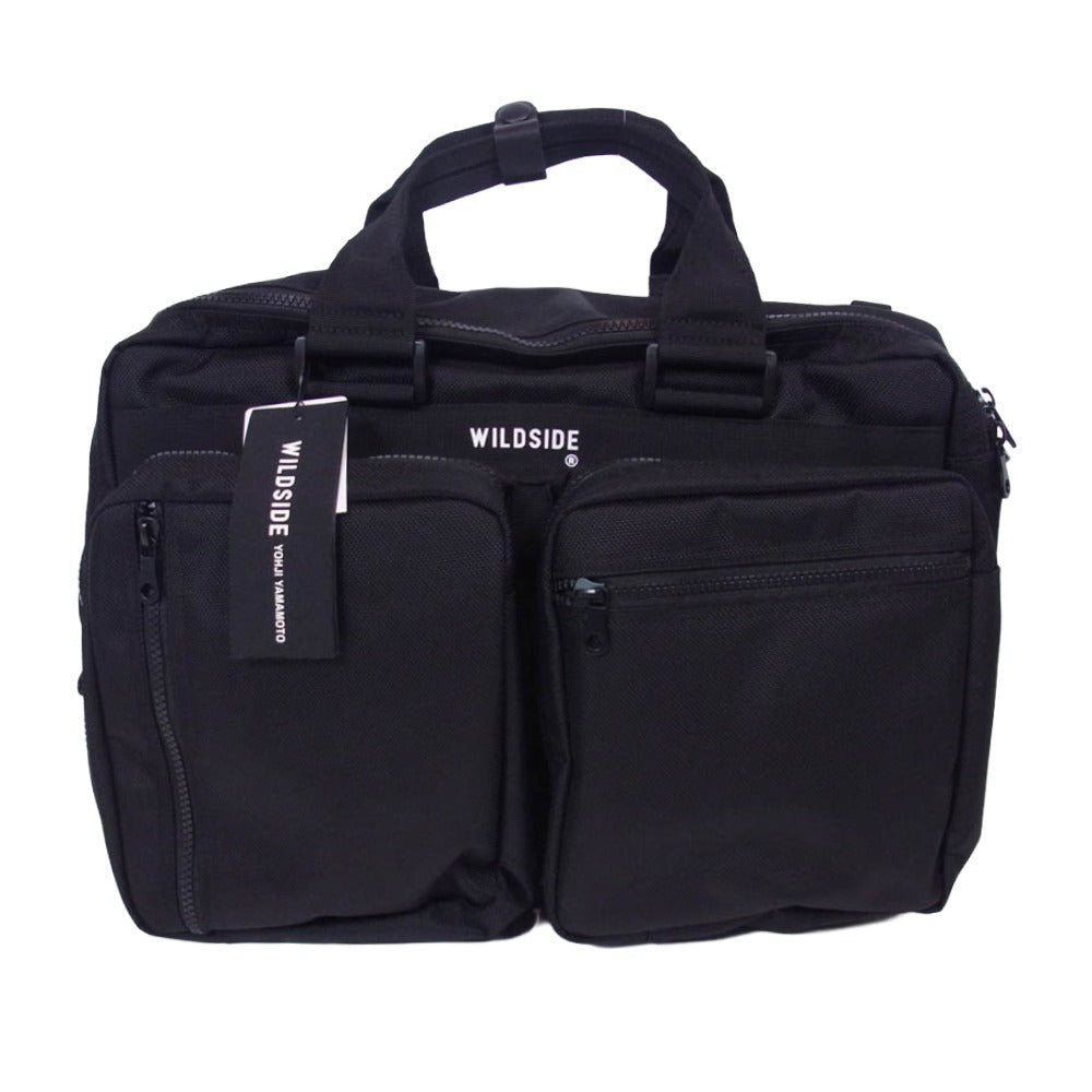 Yohji Yamamoto ヨウジヤマモト 24SS WS-I11-660-1-03 WILDSIDE YOHJI YAMAMOTO 3WAY BAG ワイルドサイド ヨウジヤマモト スリーウェイ バッグ ブラック系【新古品】【未使用】【中古】