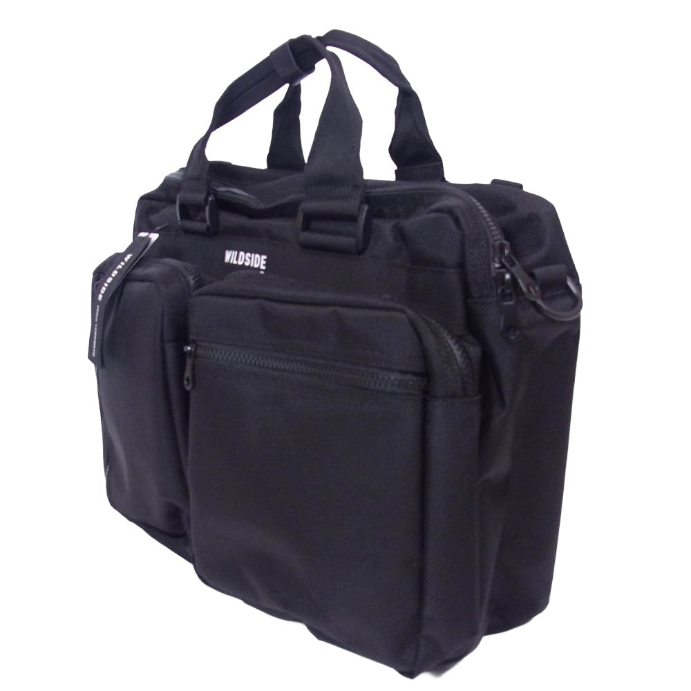 Yohji Yamamoto ヨウジヤマモト 24SS WS-I11-660-1-03 WILDSIDE YOHJI YAMAMOTO 3WAY BAG ワイルドサイド ヨウジヤマモト スリーウェイ バッグ ブラック系【新古品】【未使用】【中古】