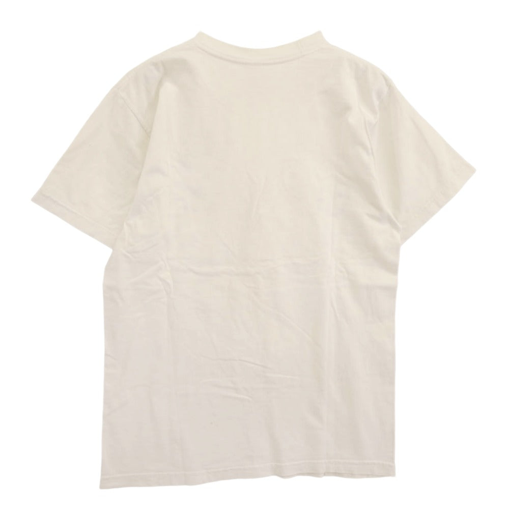 Supreme シュプリーム 15SS World Famous Tee ワールドフェイマス ロゴプリント Tシャツ 半袖カットソー ホワイト系 M【中古】