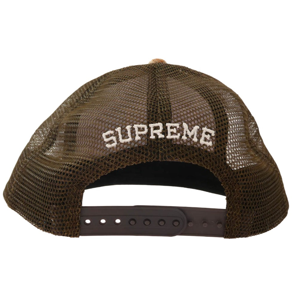 Supreme シュプリーム 22SS Gradient Jacquard Denim Mesh Back 5-Panel Cap グラデーション ジャガードデニム メッシュバック 5パネル キャップ ベージュ系【中古】