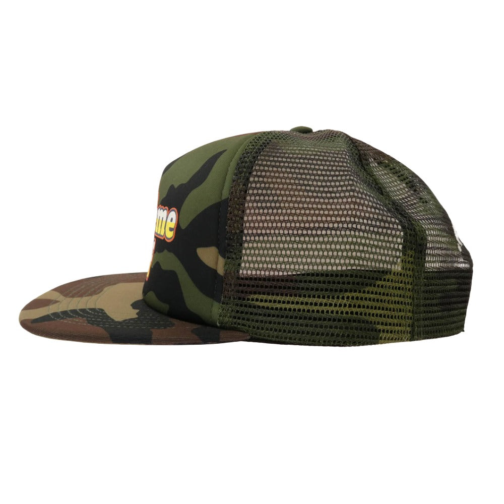 Supreme シュプリーム 25SS Beef Mesh Back 5-Panel 迷彩 カモフラ ビーフ メッシュ バッグ 5パネル キャップ カーキ系 one size【中古】