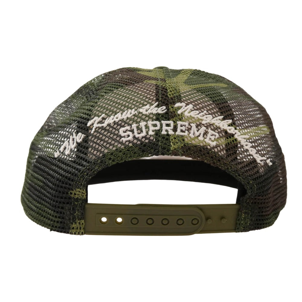 Supreme シュプリーム 25SS Beef Mesh Back 5-Panel 迷彩 カモフラ ビーフ メッシュ バッグ 5パネル キャップ カーキ系 one size【中古】