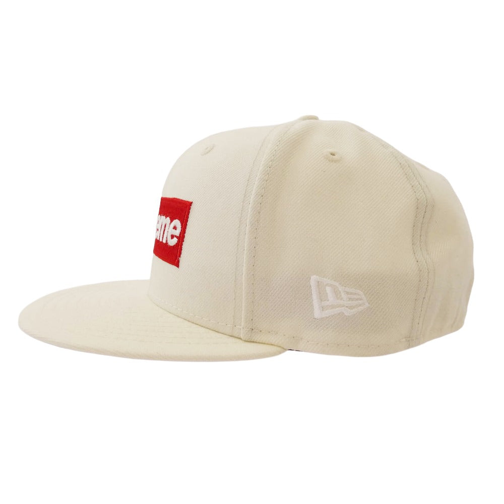 Supreme シュプリーム 20AW × New Era 7 1/2 ニューエラ World Famous Box Logo Cap ワールドフェイマス ボックスロゴ キャップ ホワイト系 7 1/2【中古】