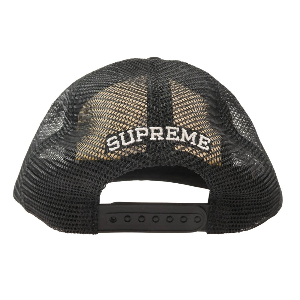 Supreme シュプリーム 22AW Pin Up Mesh Back 5-Panel Cap ピンアップロゴ メッシュバック 5パネル キャップ ブラック系【中古】