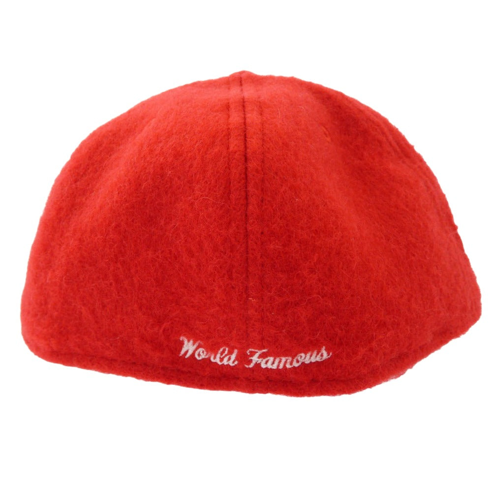 Supreme シュプリーム 24AW × New Era 7 1/2 ニューエラ Brushed Wool Box Logo Cap ブラッシュドウール ボックスロゴ キャップ レッド系 7 1/2【中古】