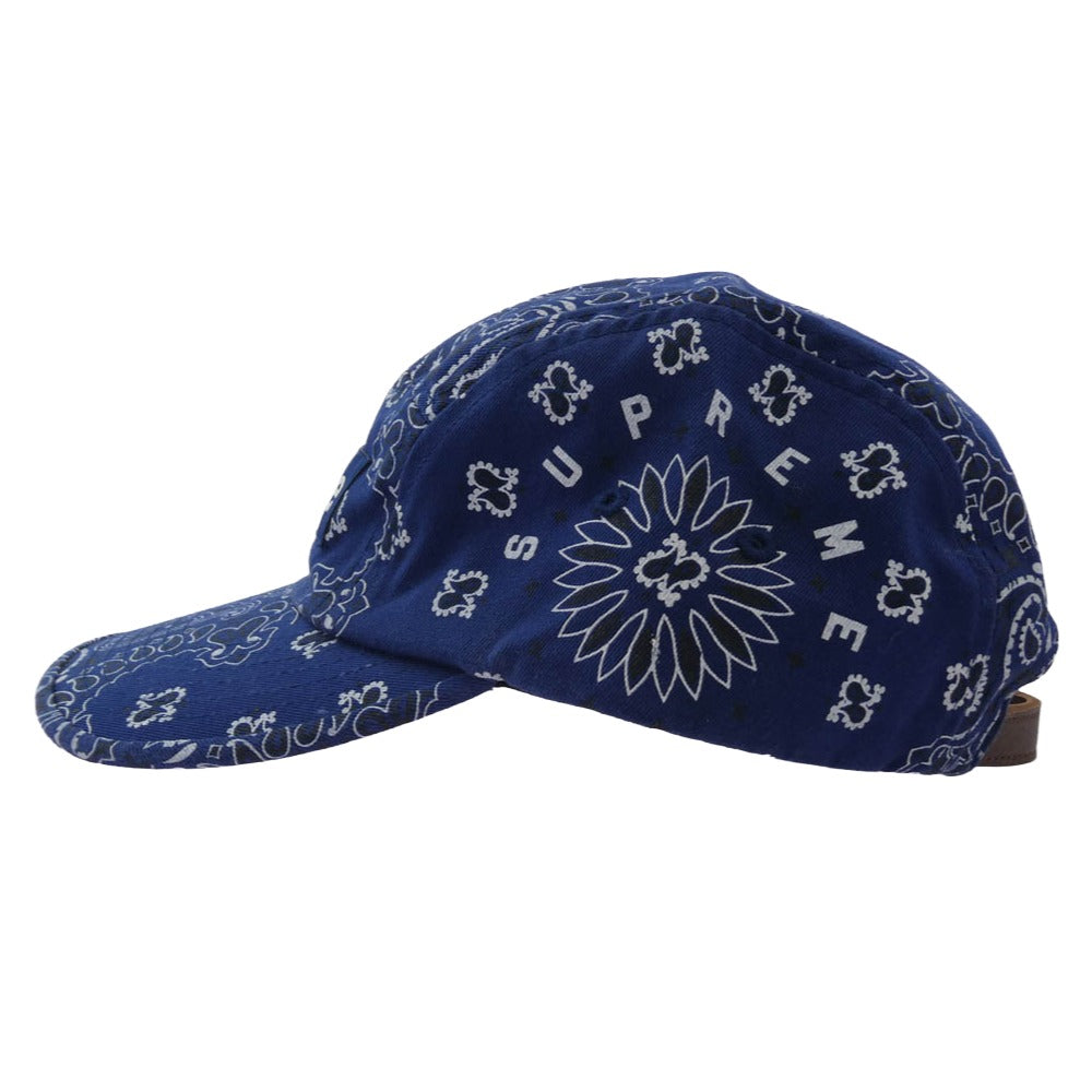 Supreme シュプリーム 21SS Bandana Camp Cap バンダナ柄 キャンプ キャップ マルチカラー系【美品】【中古】