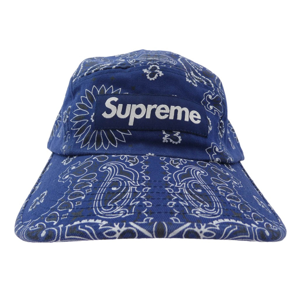 Supreme シュプリーム 21SS Bandana Camp Cap バンダナ柄 キャンプ 