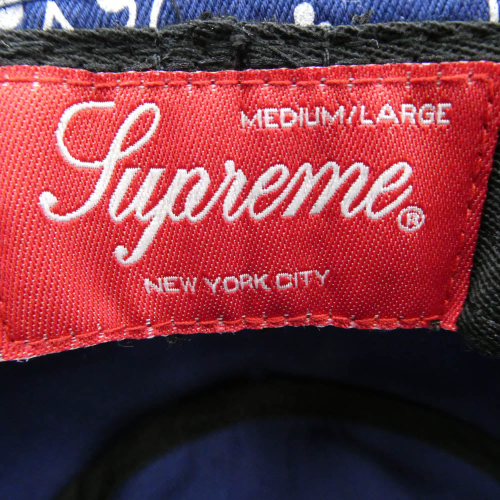Supreme シュプリーム 21SS Bandana Crusher バンダナ柄 バケットハット 帽子 マルチカラー系 MEDIUM/LARGE【美品】【中古】