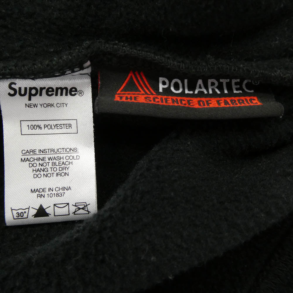 Supreme シュプリーム 20AW Polartec Half Zip Pullover ポーラテック ハーフジップ プルオーバー フリースジャケット ブラック系 M【中古】