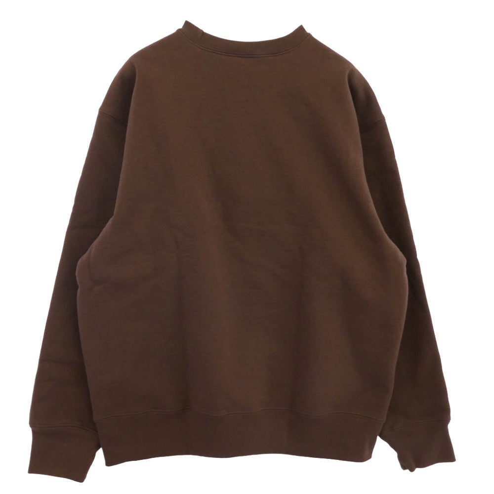 Supreme シュプリーム 22AW Box Logo Crewneck ボックスロゴ クルーネック スウェットシャツ ブラウン系 M【中古】