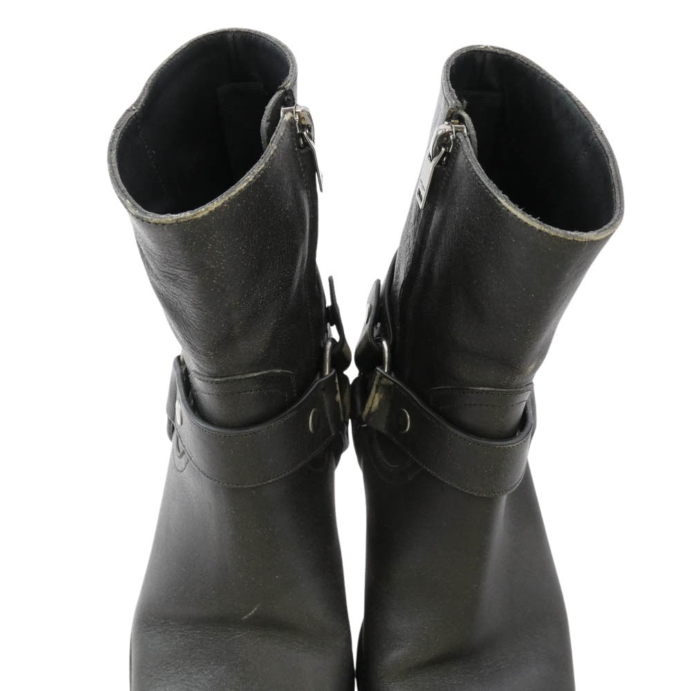 SAINT LAURENT サンローラン 549521 WYATT HARNESS BOOTS ワイアット ハーネス ブーツ ブラック系 41.5【中古】 SAINT LAURENT サンローラン 549521 WYATT HARNESS BOOTS ワイアット