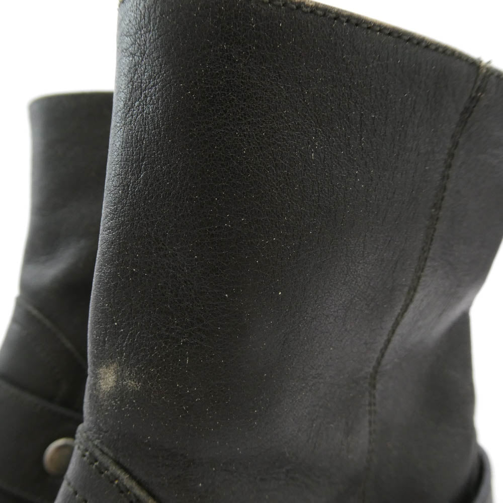 SAINT LAURENT サンローラン 549521 WYATT HARNESS BOOTS ワイアット ハーネス ブーツ ブラック系 41.5【中古】