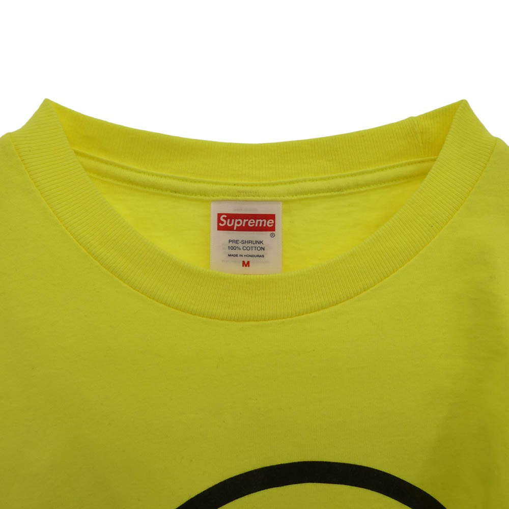 Supreme シュプリーム 25SS Aphex Twin Ambient Works Tee エイフェックス ツイン アンビエントワークス プリント クルーネック 半袖Tシャツ カットソー イエロー系 M【中古】