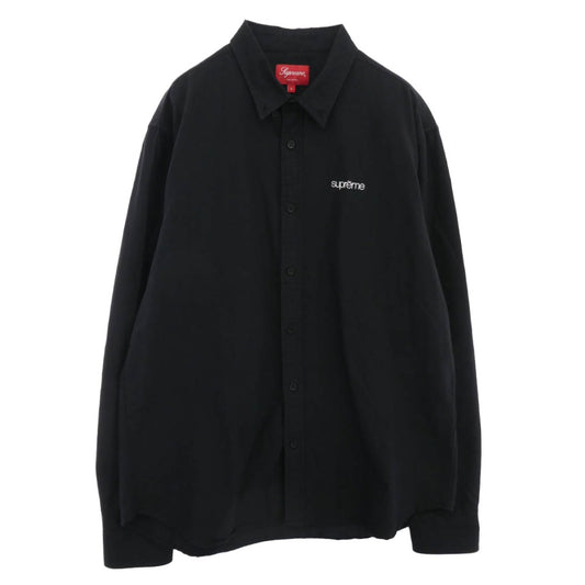 Supreme シュプリーム 20SS Oxford Shirt オックスフォードシャツ 長袖 ボタンダウン ブラック系 L【中古】