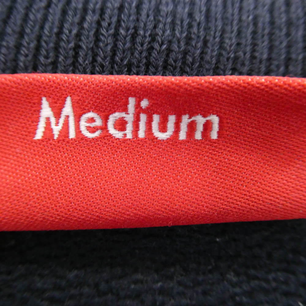 Supreme シュプリーム 18AW ワングラム期 Polartec Small Box Crewneck Sweatshirt ポーラテック スモールボックスロゴ クルーネック スウェット ネイビー系 M【中古】