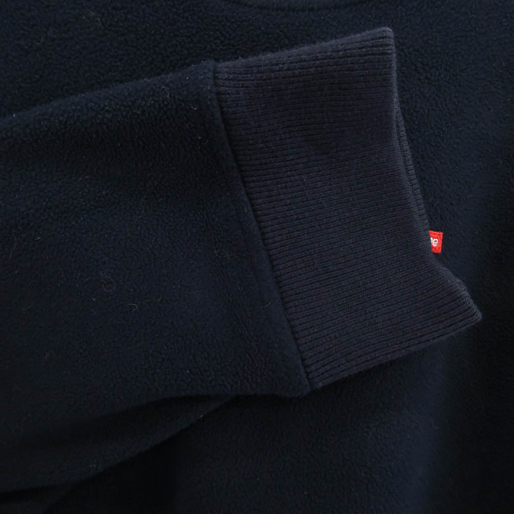 Supreme シュプリーム 18AW ワングラム期 Polartec Small Box Crewneck Sweatshirt ポーラテック スモールボックスロゴ クルーネック スウェット ネイビー系 M【中古】
