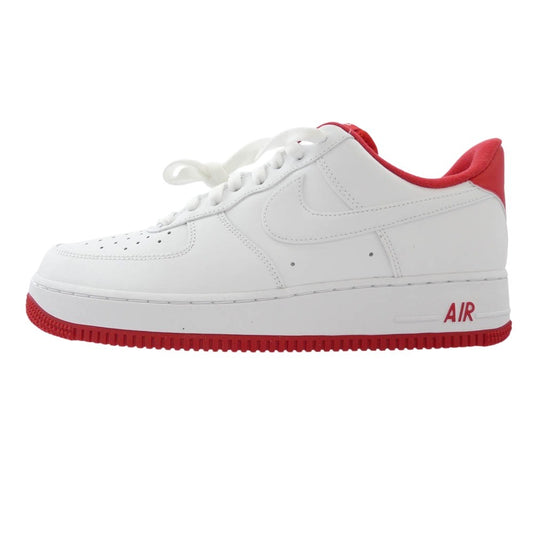 NIKE ナイキ CD0884-101 Air Force 1 Low White University Red エア フォース ロー ホワイト ユニバーシティ レッド スニーカー ホワイト系 レッド系 27cm【極上美品】【中古】