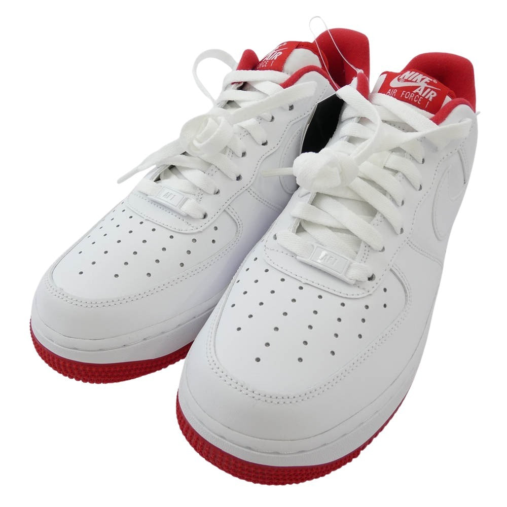 NIKE ナイキ CD0884-101 Air Force 1 Low White University Red エア フォース ロー ホワイト ユニバーシティ レッド スニーカー ホワイト系 レッド系 27cm【極上美品】【中古】