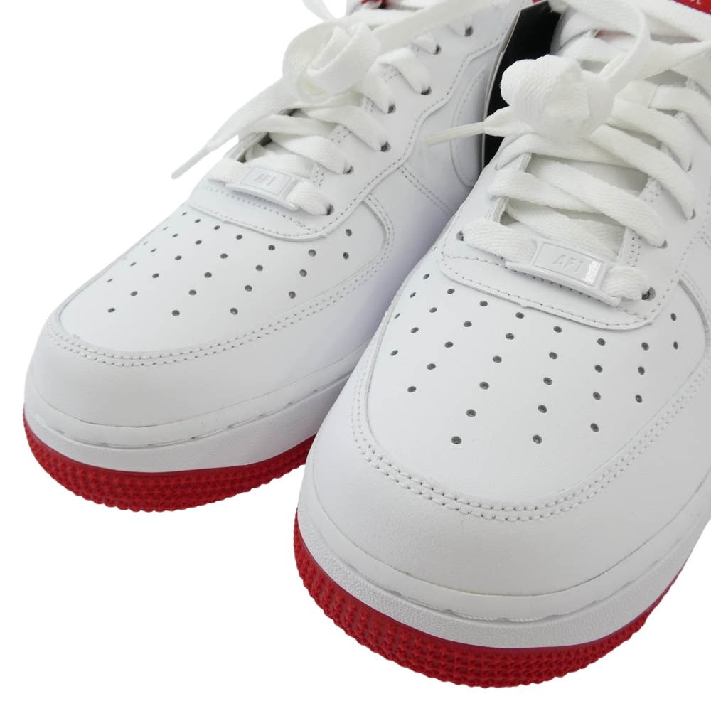 NIKE ナイキ CD0884-101 Air Force 1 Low White University Red エア フォース ロー ホワイト ユニバーシティ レッド スニーカー ホワイト系 レッド系 27cm【極上美品】【中古】