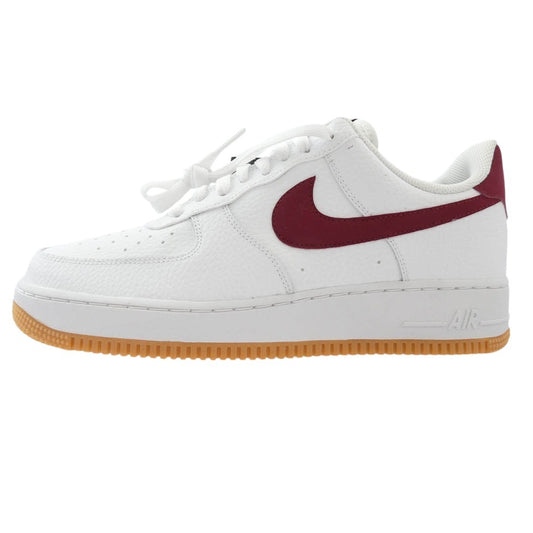 NIKE ナイキ CI0057-101 Air Force 1 Low '07 Gum Medium Brown エア フォース ロー '07 ガム ミディアム ブラウン スニーカー ホワイト系 27cm【極上美品】【中古】