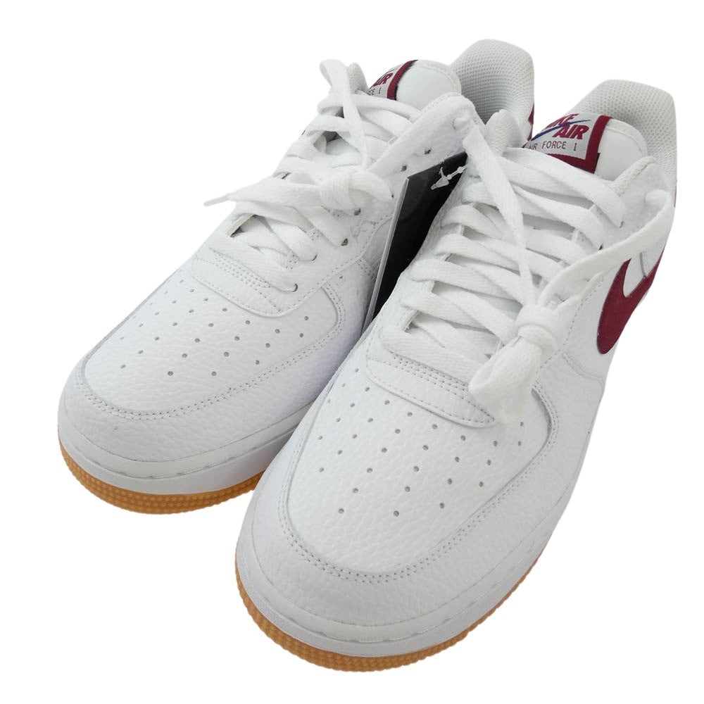 NIKE ナイキ CI0057-101 Air Force 1 Low '07 Gum Medium Brown エア フォース ロー '07 ガム ミディアム ブラウン スニーカー ホワイト系 27cm【極上美品】【中古】