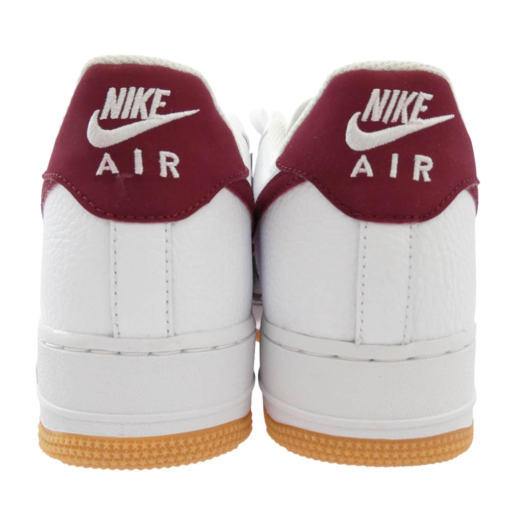 NIKE ナイキ CI0057-101 Air Force 1 Low '07 Gum Medium Brown エア フォース ロー '07 ガム ミディアム ブラウン スニーカー ホワイト系 27cm【極上美品】【中古】