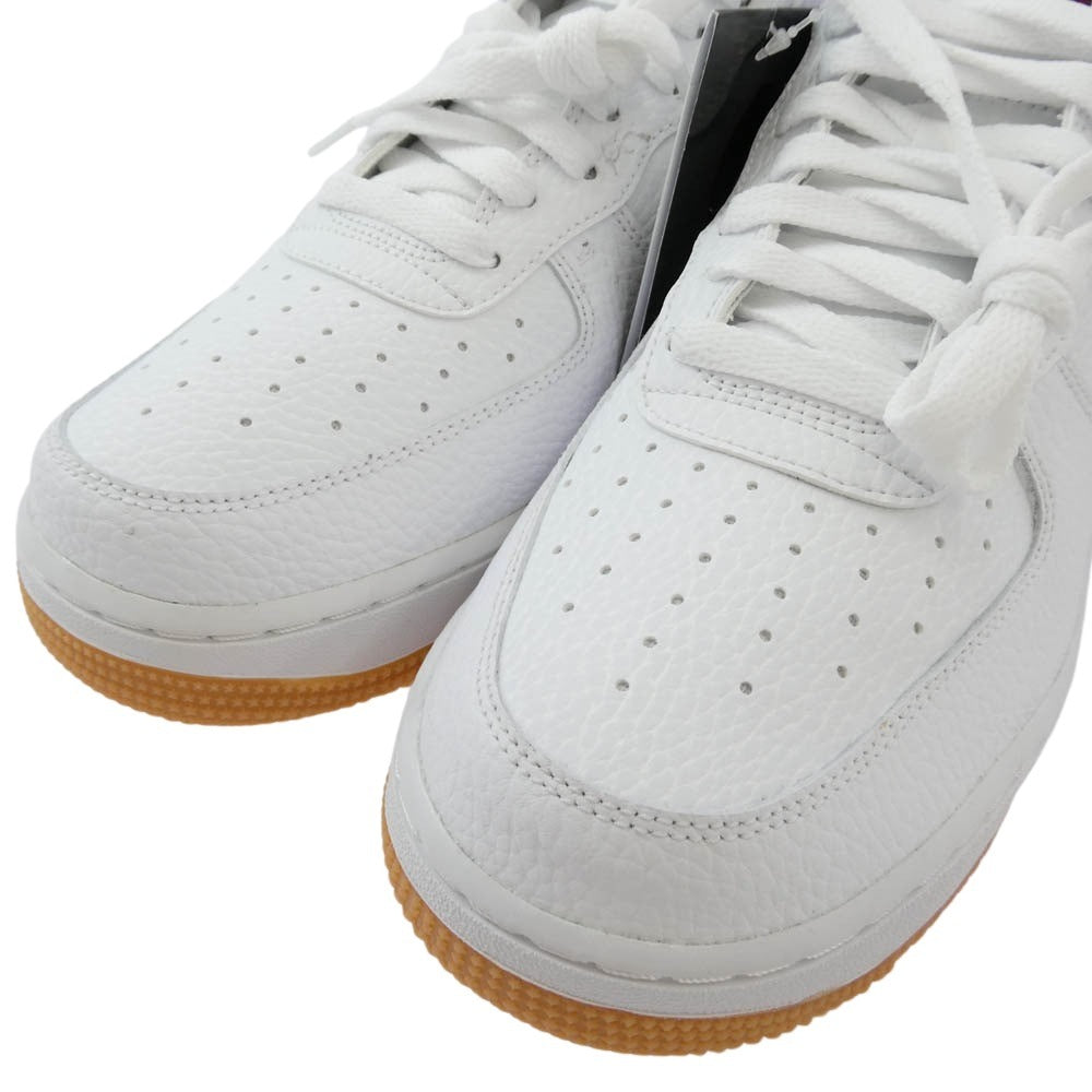 NIKE ナイキ CI0057-101 Air Force 1 Low '07 Gum Medium Brown エア フォース ロー '07 ガム ミディアム ブラウン スニーカー ホワイト系 27cm【極上美品】【中古】