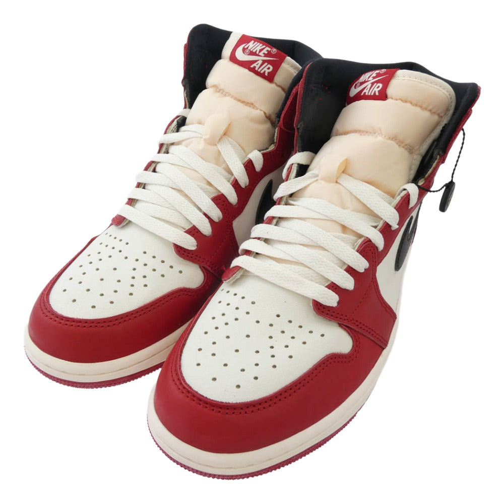 NIKE ナイキ DZ5485-612 フェイクバスターズ鑑定済 Air Jordan 1 High OG Lost & Found/Chicago エアジョーダン1 ハイ OG ロスト&ファウンド シカゴ スニーカー レッド系 27.5cm【美品】【中古】