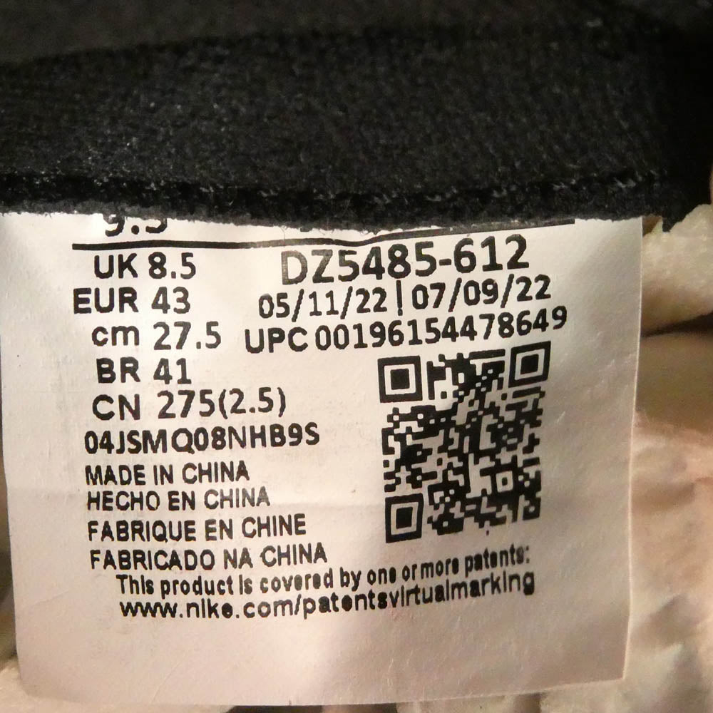 NIKE ナイキ DZ5485-612 フェイクバスターズ鑑定済 Air Jordan 1 High OG Lost & Found/Chicago エアジョーダン1 ハイ OG ロスト&ファウンド シカゴ スニーカー レッド系 27.5cm【美品】【中古】
