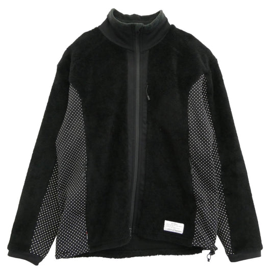 uniform experiment ユニフォームエクスペリメント 20AW ue-202046 POLARTEC DOT PANELED FLEECE BLOUSON ポーラテック ドット パネルド フリース ブルゾン ブラック系 4【中古】
