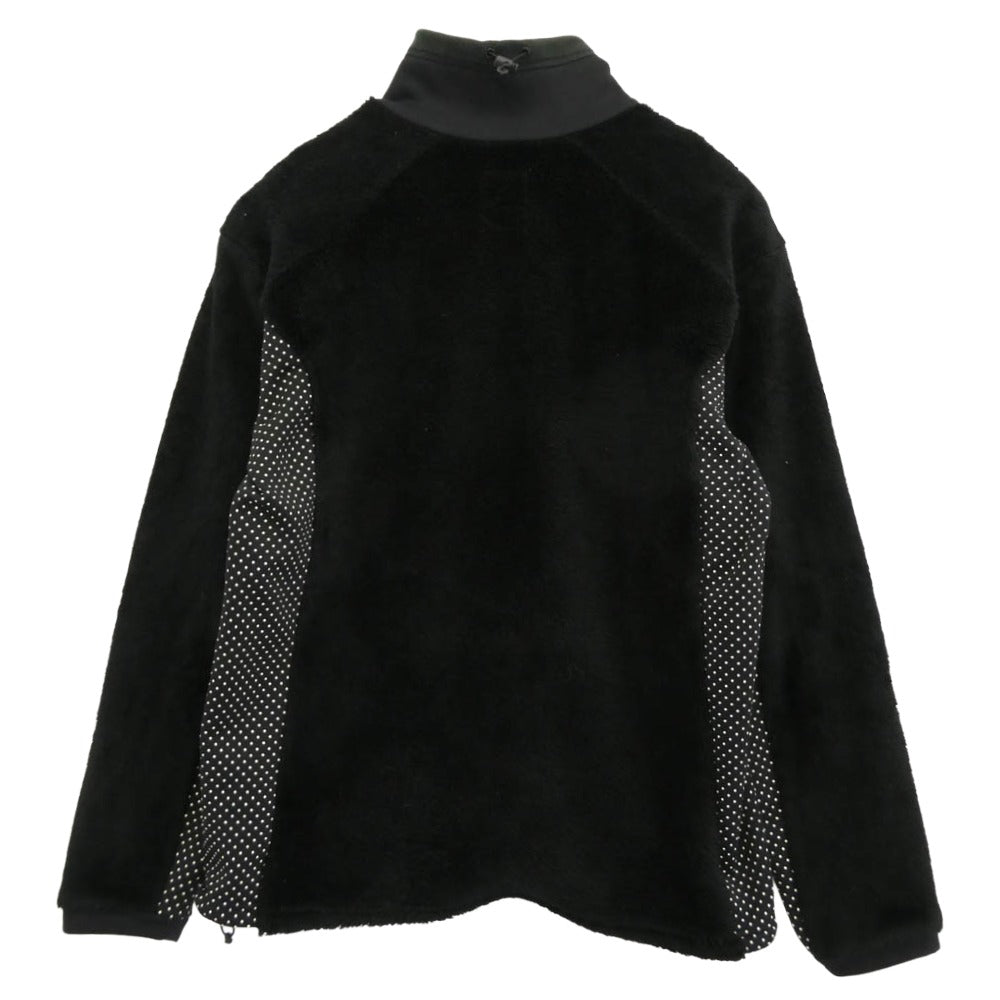 uniform experiment ユニフォームエクスペリメント 20AW ue-202046 POLARTEC DOT PANELED FLEECE BLOUSON ポーラテック ドット パネルド フリース ブルゾン ブラック系 4【中古】