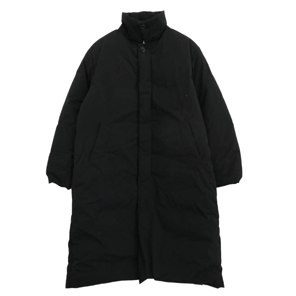 NEUTRALWORKS ニュートラルワークス KSU15342 比翼 2WAYカラー スタンドカラー 光電子 ダウンコート ブラック系 M【中古】