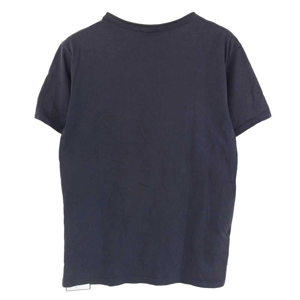 MAISON KITSUNE メゾンキツネ SS16M729 ロゴプリント 半袖 Tシャツ グレー系 S【中古】
