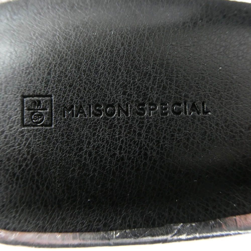MAISON SPECIAL メゾンスペシャル 21242565502 2way Wedge Sole Pumps ポインテッドトゥ シルバー ヒール パンプス シルバー系 37【中古】