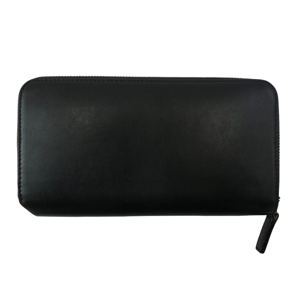 ACNE STUDIOS アクネストゥディオズ ラウンドファスナー レザー ロングウォレット 長財布 ブラック系【中古】