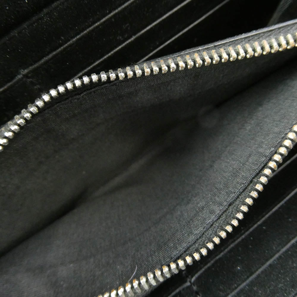 ACNE STUDIOS アクネストゥディオズ ラウンドファスナー レザー ロングウォレット 長財布 ブラック系【中古】