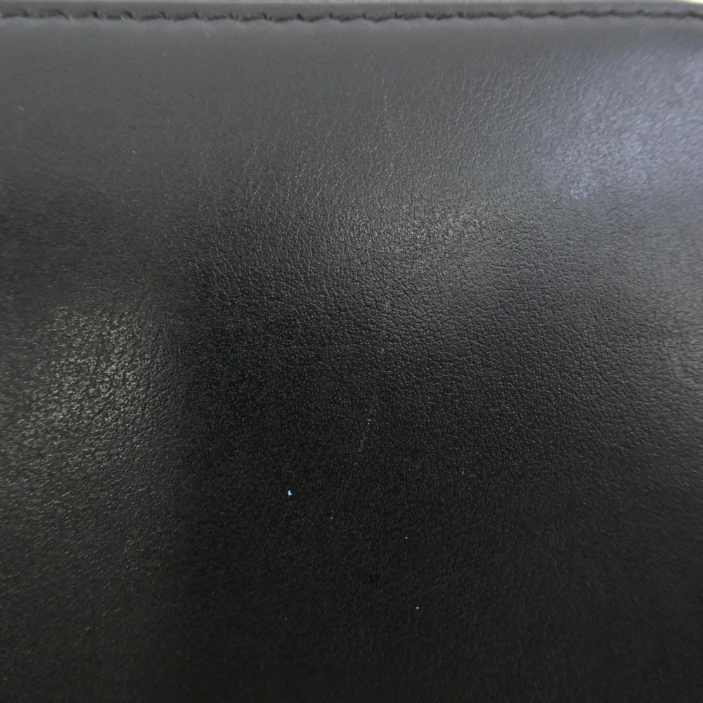 ACNE STUDIOS アクネストゥディオズ ラウンドファスナー レザー ロングウォレット 長財布 ブラック系【中古】