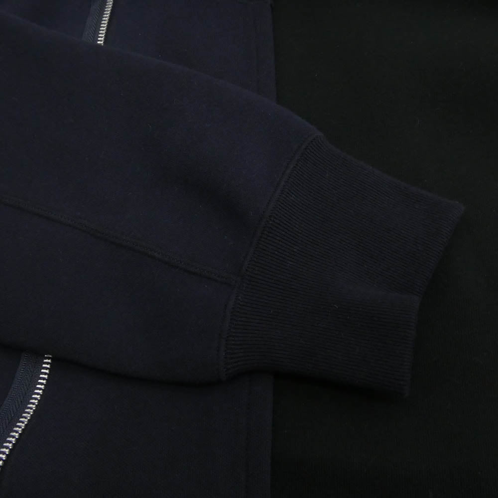 Sacai サカイ SCM-250 Wool Knit x Sponge Sweat Blouson ウールニット スポンジスウェット ドッキング ブルゾン ネイビー系 カーキ系 1【中古】