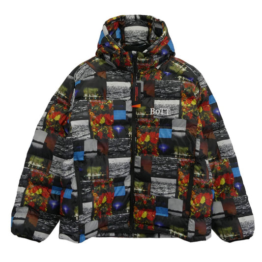 BOTT ボット 25AW 253BoTT05 BoTT Hooded Puffer Jacket フーデッドパファージャケット マルチカラー系 L【新古品】【未使用】【中古】