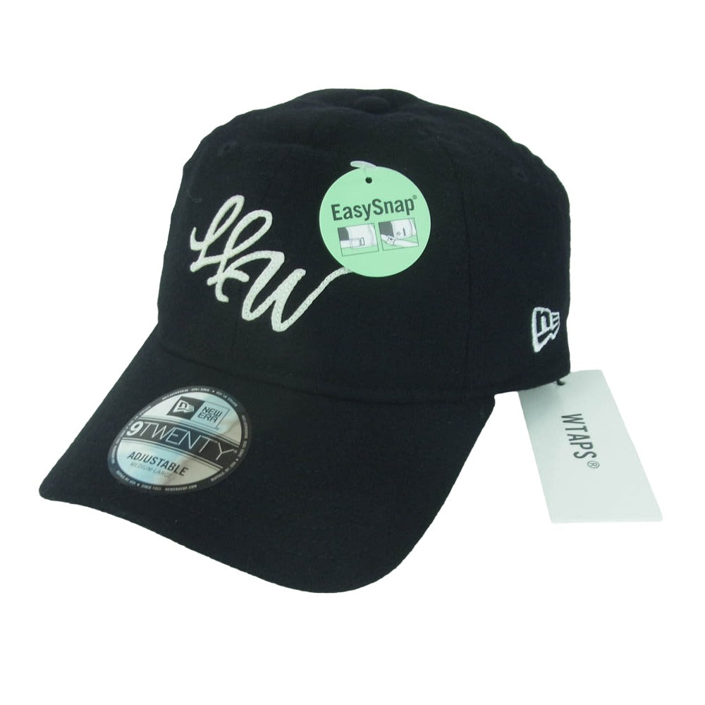 WTAPS ダブルタップス 25AW 252NENED-HT02 NEW ERA 9TWENTY Cap WONY Flannel Charcoal ナイントゥエンティー ウォニー フランネル ニューエラ ウール キャップ ブラック系 00【新古品】【未使用】【中古】
