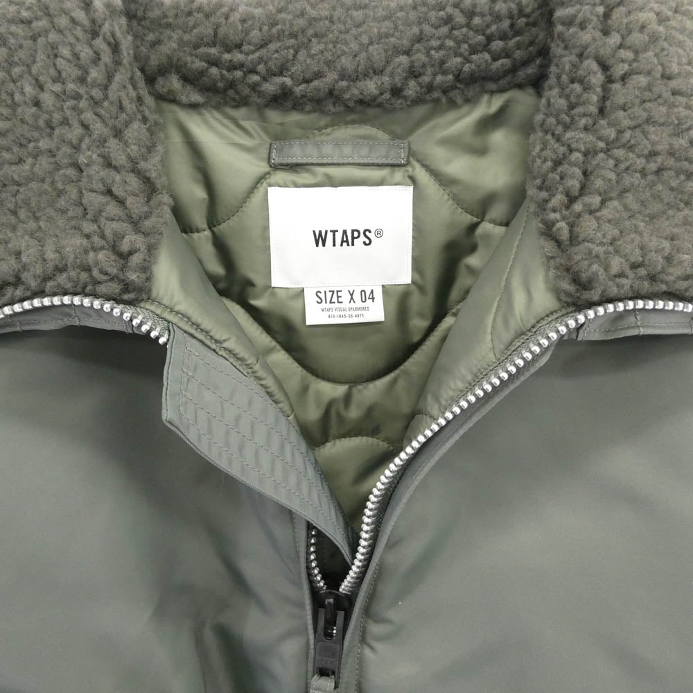 WTAPS ダブルタップス 25AW 252TQDTJKM02 ES JACKET NYLON SATIN CORDURA ナイロン サテン コーデュラ オリーブ 4【新古品】【未使用】【中古】