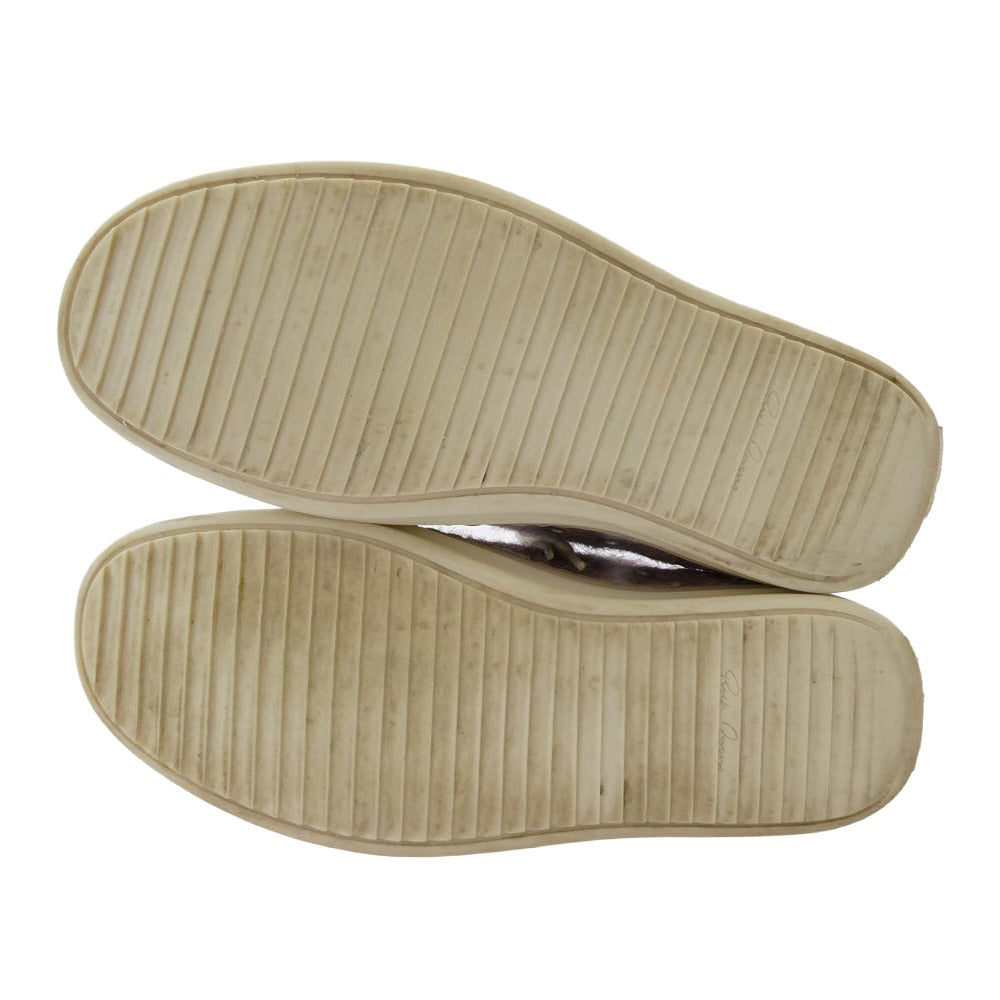 Rick Owens リックオウエンス RO01D2891LHL Lido low-top sneakers リド ファー ローカットスニーカー ピンク系 39【中古】