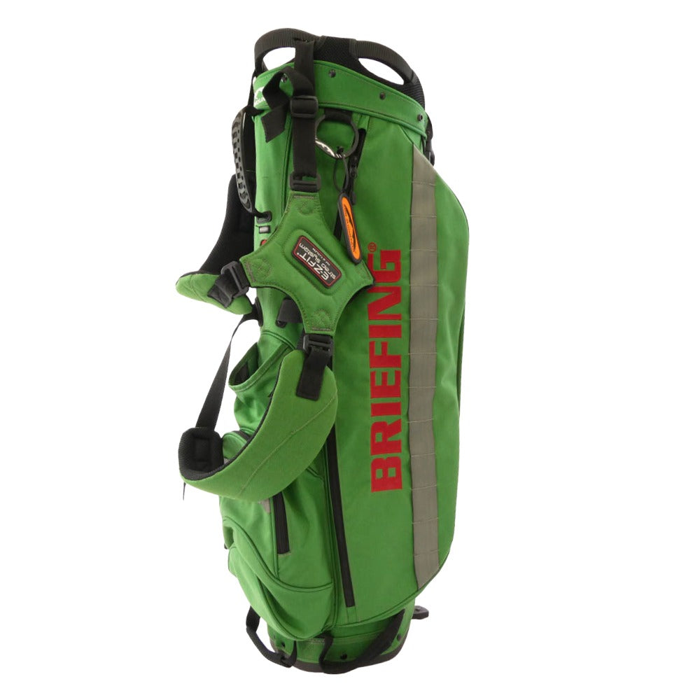 BRIEFING ブリーフィング ×BEAMS GOLF ビームス ゴルフ CADDIE STAND BAG キャディ スタンド バッグ グリーン系【中古】