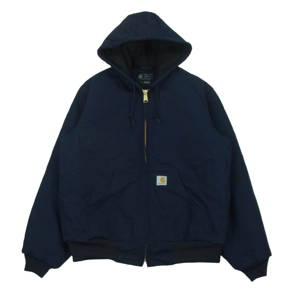 Carhartt カーハート OJ0140-M DUCK ACTIVE JACKET ダック アクティブ ジャケット アメリカ製 ダークネイビー系 S【中古】